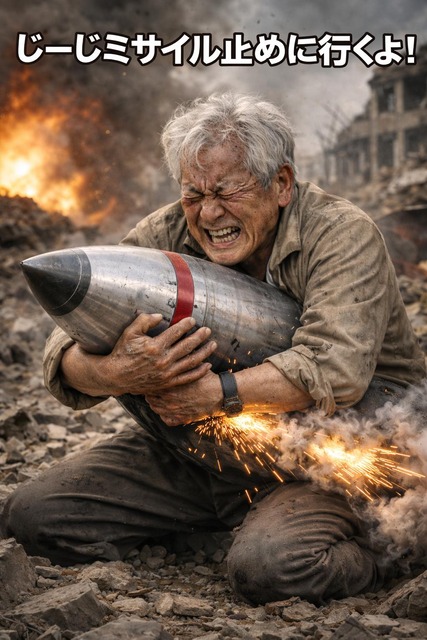 【画像】「#ママ戦争止めてくるわ」の続編、「じーじミサイル止めに行くよ」が発表されるｗｗｗ | 【画像】「#ママ戦争止めてくるわ」の続編、「じーじミサイル止めに行くよ」が発表されるｗｗｗ | 【画像】「#ママ戦争止めてくるわ」の続編、「じーじミサイル止めに行くよ」が発表されるｗｗｗ | 【画像】「#ママ戦争止めてくるわ」の続編、「じーじミサイル止めに行くよ」が発表されるｗｗｗ | 【画像】「#ママ戦争止めてくるわ」の続編、「じーじミサイル止めに行くよ」が発表されるｗｗｗ | やっちまった速報(画像24071609386890_5)