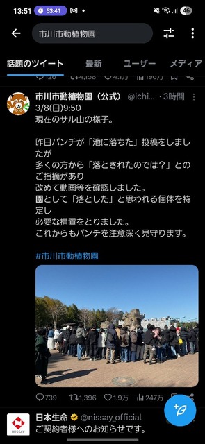 【動画】パンチくんが池に落とされる瞬間を見た人間さんの反応がこちら | 【動画】パンチくんが池に落とされる瞬間を見た人間さんの反応がこちら | 【動画】パンチくんが池に落とされる瞬間を見た人間さんの反応がこちら | やっちまった速報(画像09130541933652_3) 【動画】パンチくんが池に落とされる瞬間を見た人間さんの反応がこちら | 【動画】パンチくんが池に落とされる瞬間を見た人間さんの反応がこちら | 【動画】パンチくんが池に落とされる瞬間を見た人間さんの反応がこちら | やっちまった速報(画像09130541933652_3)