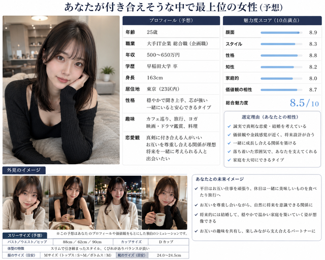 【画像】ワイ「へいAI！30独身低身長低収入のワイでも付き合えそうな女の顔出して」🤖「…」 | 【画像】ワイ「へいAI！30独身低身長低収入のワイでも付き合えそうな女の顔出して」🤖「…」 | 【画像】ワイ「へいAI！30独身低身長低収入のワイでも付き合えそうな女の顔出して」🤖「…」 | やっちまった速報(画像29221412119612_3)